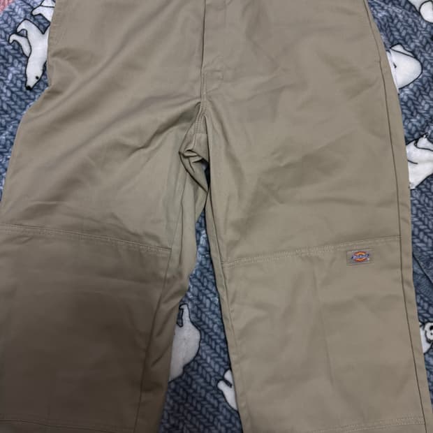 디키즈 더블니 베이지 33X32