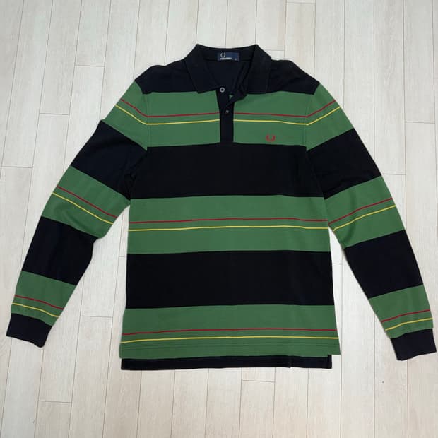 프레드페리 스트라이프 럭비카라티