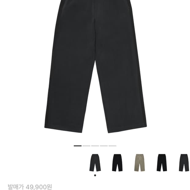 유니클로 x 니들스 플리스 와이드 팬츠 다크 그레이 - KR