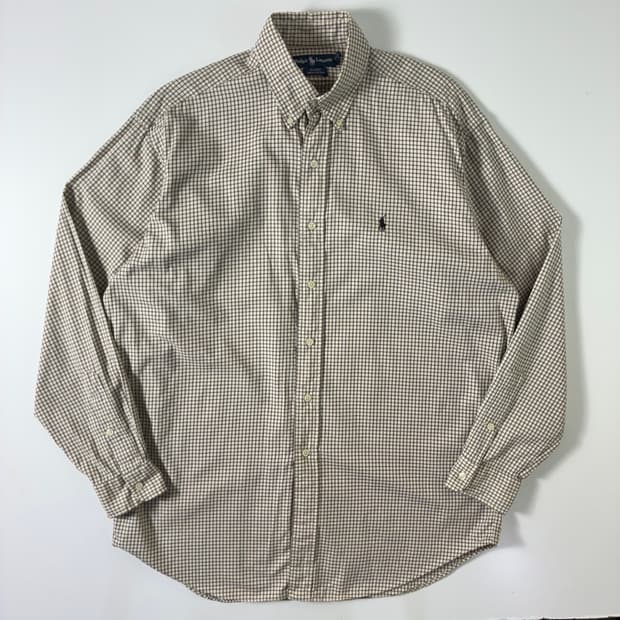 Polo 폴로 랄프로렌 코튼 잔체크 90‘s 오버핏 셔츠