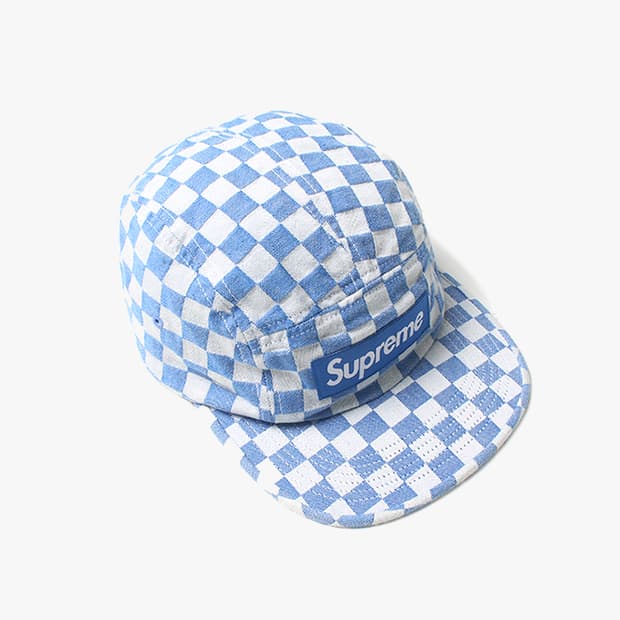  SUPREME "Blue Check Cap"