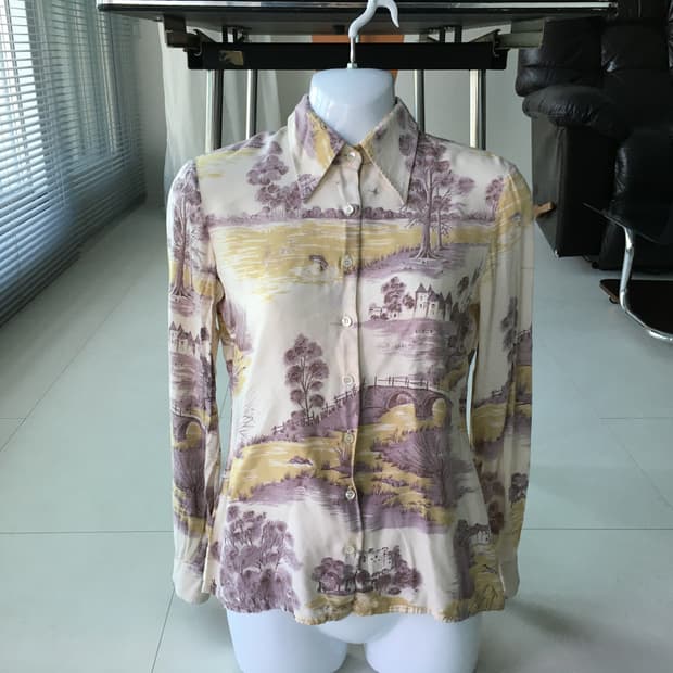 vintage print shirt