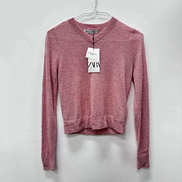 [새상품] ZARA 자라 여성 니트 핑크 M