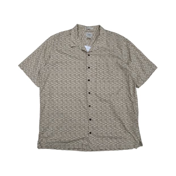 엘엘빈 L.L.Bean 하와이안 셔츠 오픈칼라 셔츠 반팔셔츠 XL