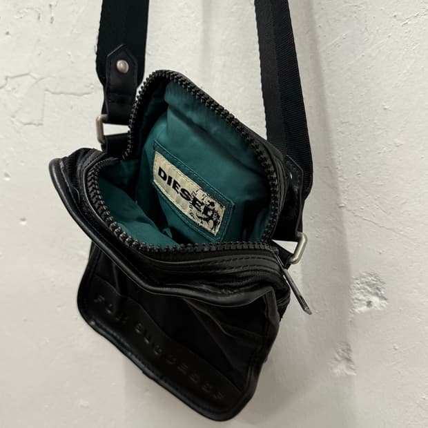 DIESEL Black Mini Crossbody Bag