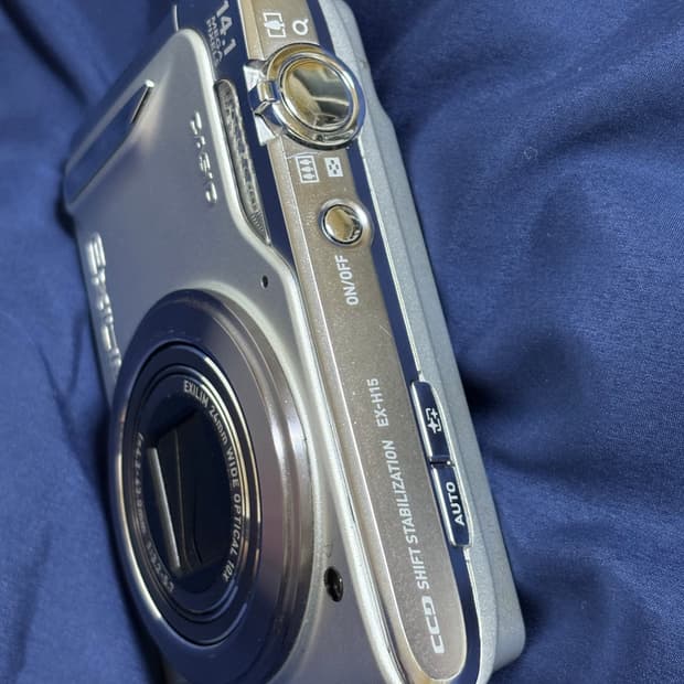 카시오 엑슬림 h15 casio ex h15 실버