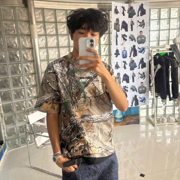 embroidery classic logo camot-shirt
