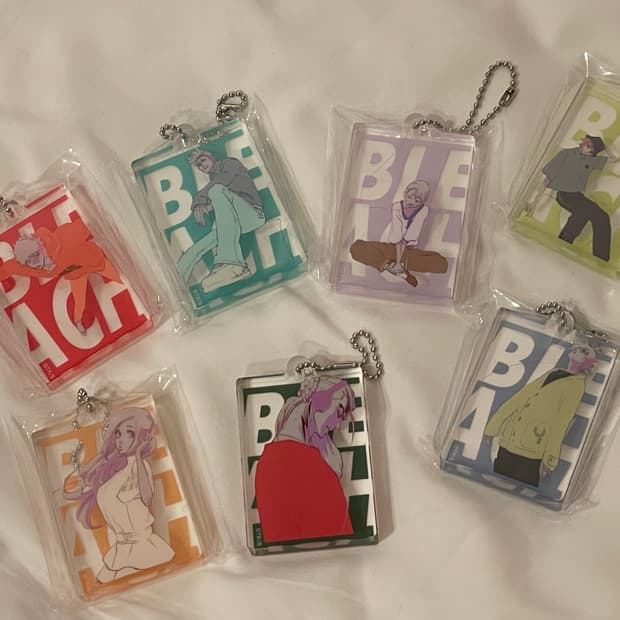 블리치 초희귀템 BLEACH 아크릴 키링 7개