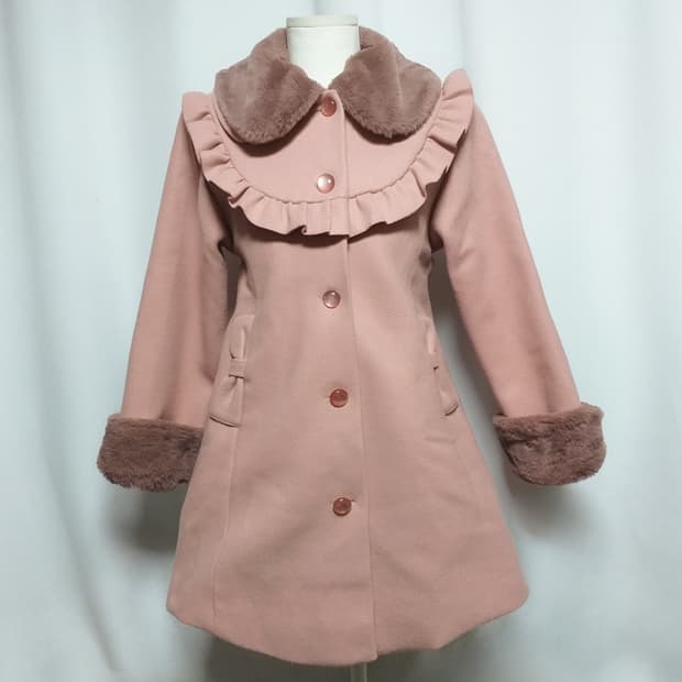 양산형지뢰계 리본코트 자켓 히메로맨틱갸루 캐캐체 핀터깔 로리타 빈티지로걀