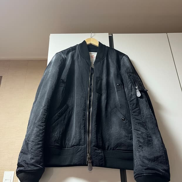 [M] 블랙아웃 탁르손 스프레이 ma-1 항공점퍼 마원