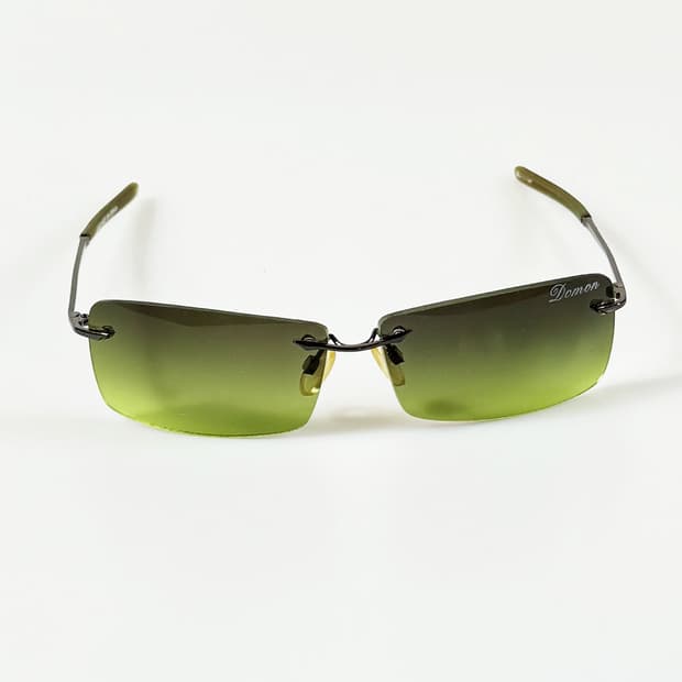 90s DOMON 무테 스퀘어 그라디언트 틴트 빈티지 선글라스