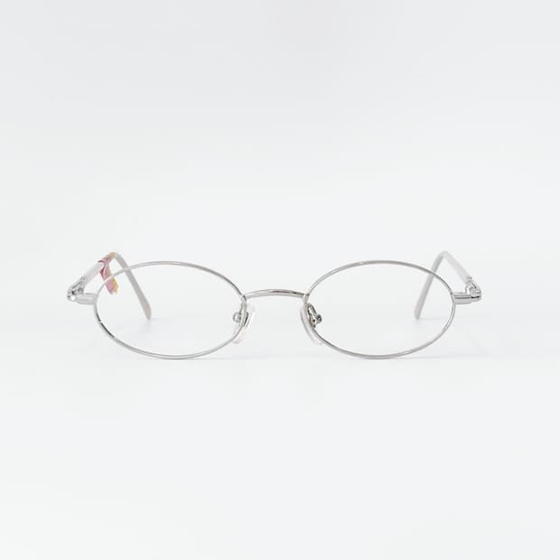 BASIC 실버 오벌 데드스탁 빈티지안경