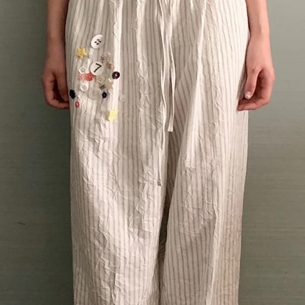 샵페어리 라운지 팬츠 button pop lounge pants