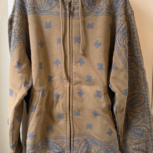 디스이즈네버뎃 페이즐리 후드 베이지