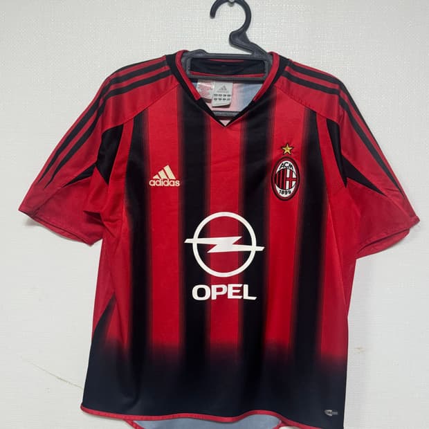 아디다스 ac밀란 04-05 홈 유니폼 반팔