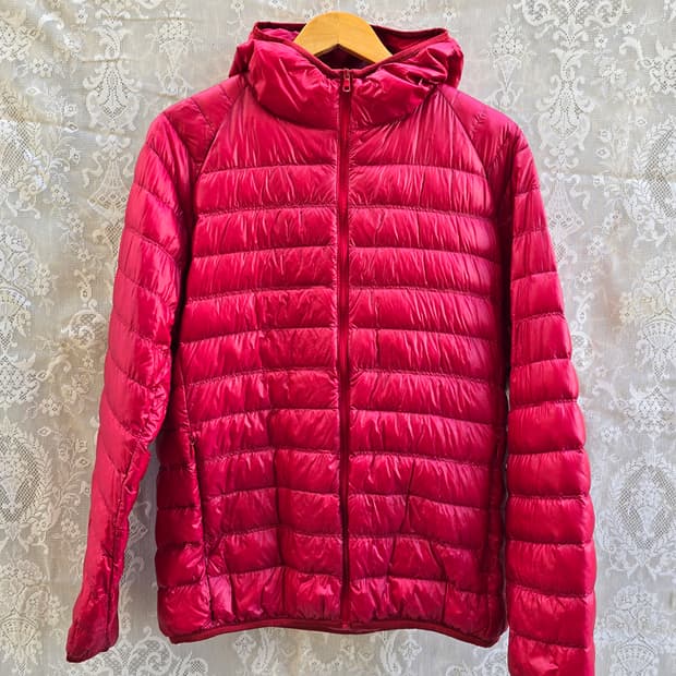 유니클로 후드 경량 패딩