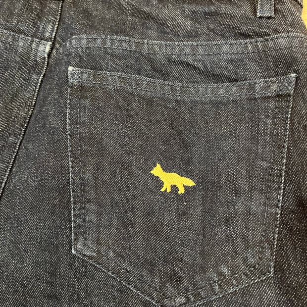 메종키츠네 데님 남자 28 