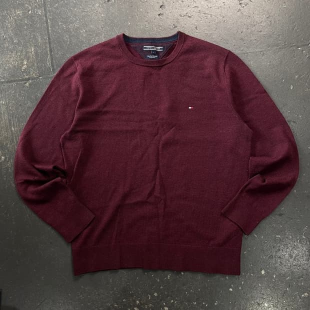 100 타미힐피거 니트