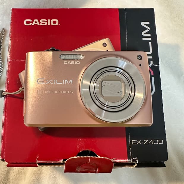 *새상품급 풀박스* 카시오 엑슬림 z400 디카/디지털카메라 
