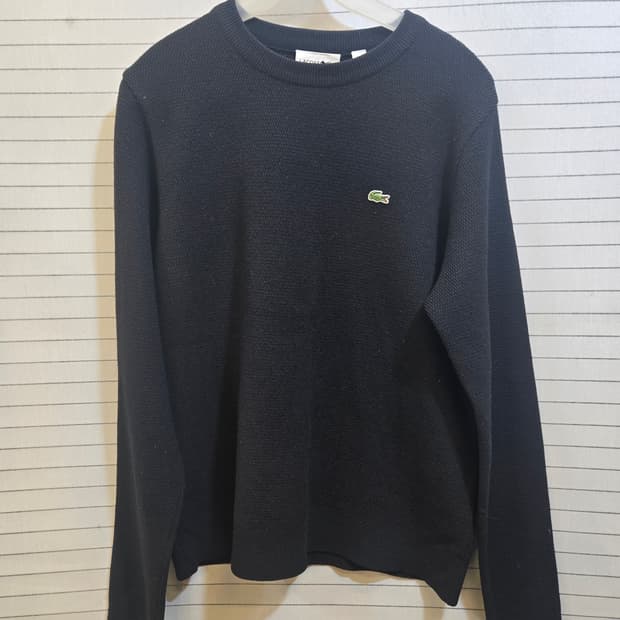 라코스테 블랙 니트 
