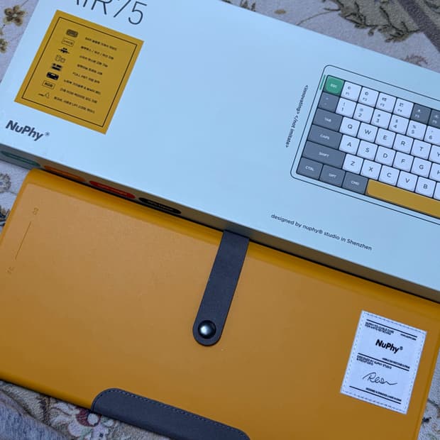 누피 에어75 키보드 (핑크) 갈축 Nuphy air75