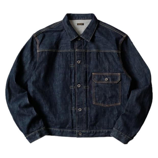 캐피탈 14온즈 데님 1ST 원 워시 자켓 인디고