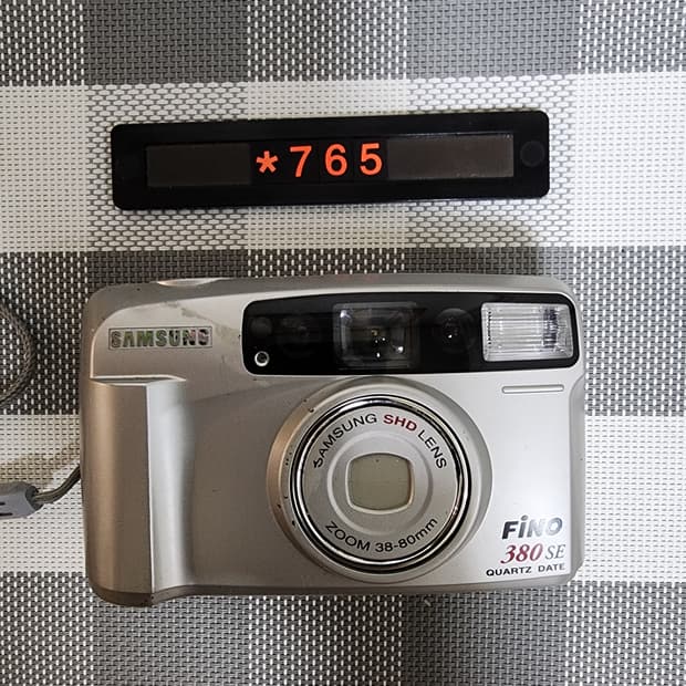 삼성 피노 380 SE 데이터백 필름카메라