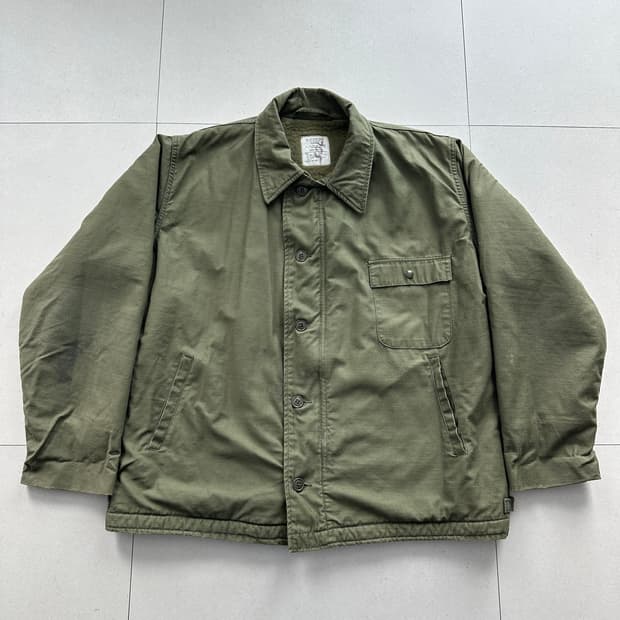 80s 미해군 USN A-2 덱자켁 XL