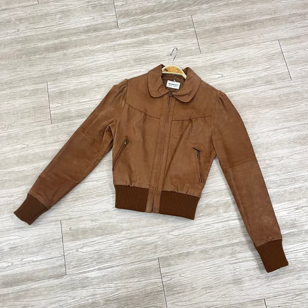 vintage leather jacket 딱붙