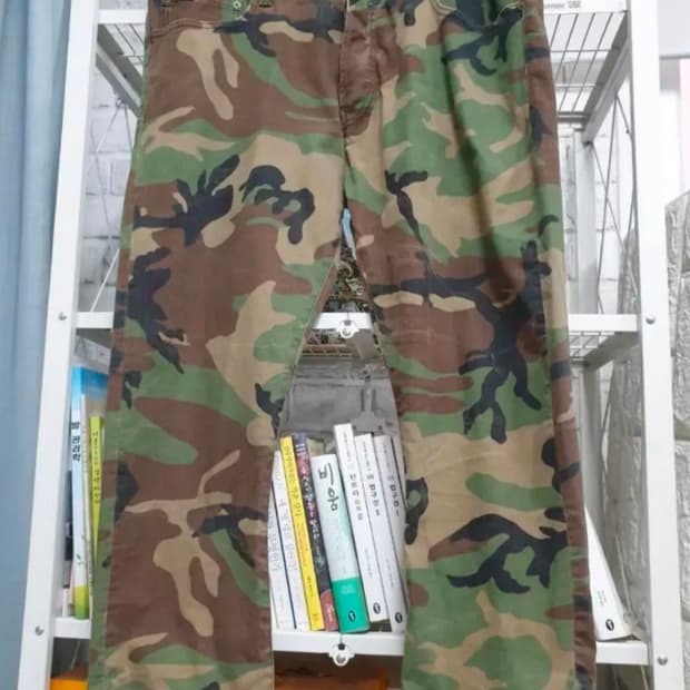 폴로랄프로렌 밀리터리 남성바지 37  바릭슬림 스트레치 봄가을  ME61