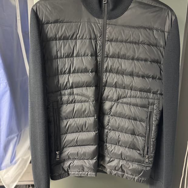 XXL]  몽클레어 김현우 니트 패딩