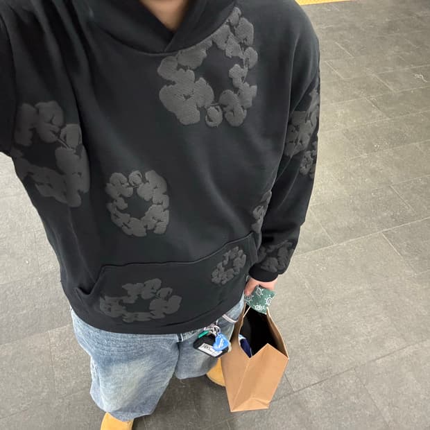 데님티어스 후드 