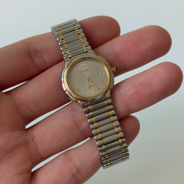 1990s Exceline Roman Index Ladies Quartz