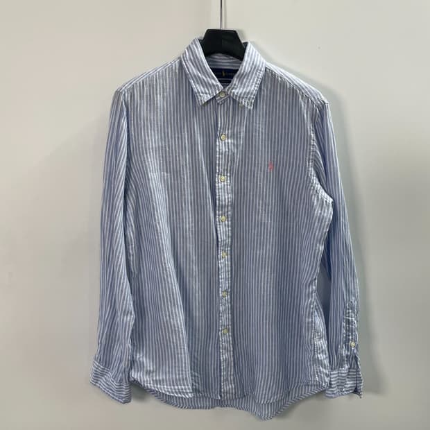 폴로 랄프로렌 스트라이프 린넨 셔츠 (on.1677)