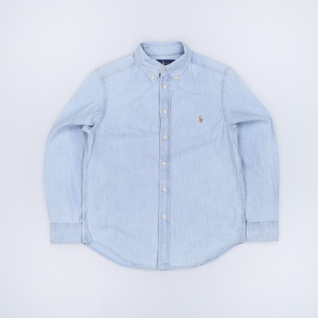 [M] 신형 폴로 랄프로렌 여성 샴브레이 데님 셔츠 청남방 3786
