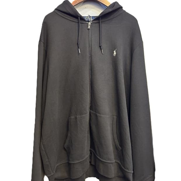 폴로 랄프로렌 베이직 로고 집업 후드