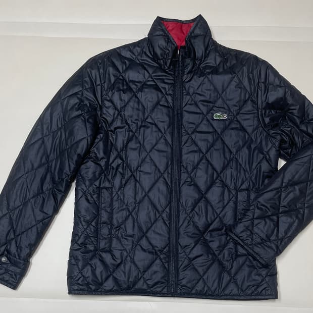 라코스테 리버시블 퀄팅 자켓