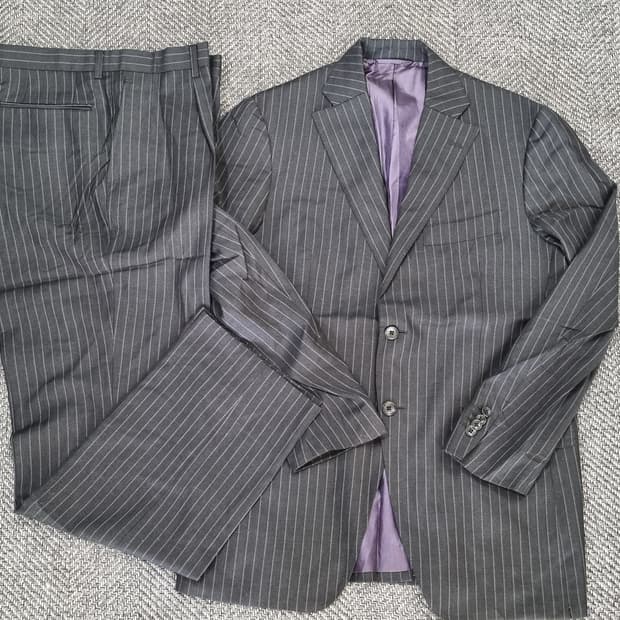 Brave Heart 스트라이프 수트 세트