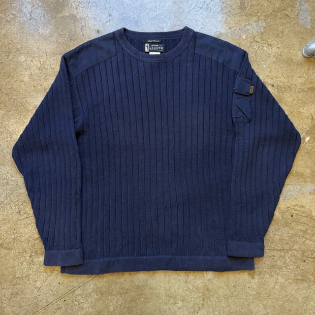 에디바우어 패치 포켓 코튼 스웨터