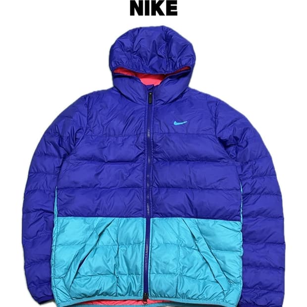 (M) 나이키 덕다운 패딩 네온 자켓