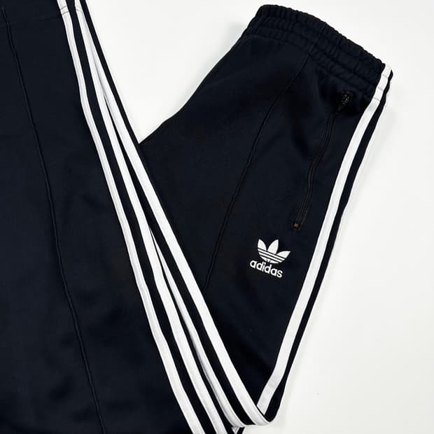 아디다스 유로파 블랙 트랙 츄리닝 바지 (M)