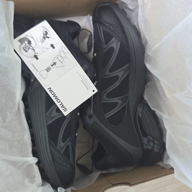 살로몬 XT-Whisper 블랙 아스팔트 230-235 새상품