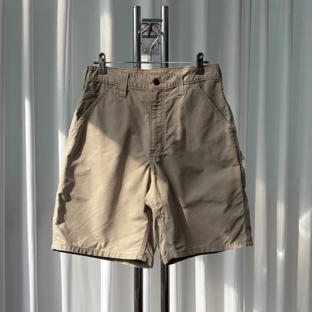 [28인치]칼하트 B144 TAN 워크 숏 팬츠