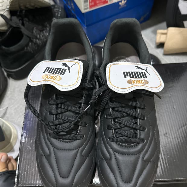 Puma King Top TT Black Gold