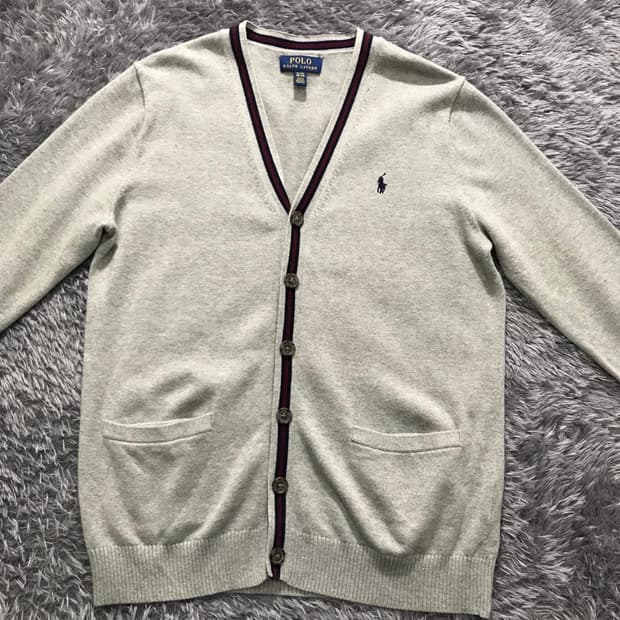[[주니어 XL,성인 S] 폴로(POLO)랄프로렌 브이넥 가디건@170