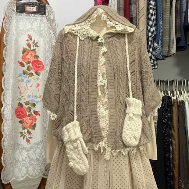 모리걸 빈티지 겨울 코디 랜박 랜덤박스