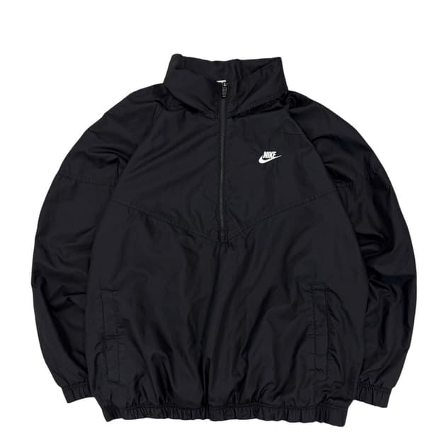 나이키 나일론 반집업 블랙 (XL) 