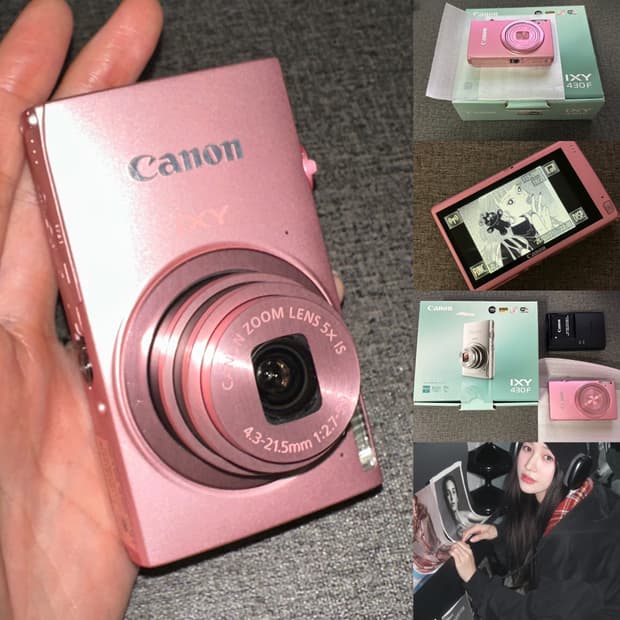 벚꽃핑크디카🌸 캐논 익시 IXY 430F 익서스245hs 민트박스셋