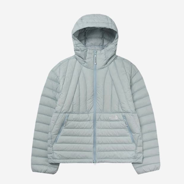 노스페이스 코어라인 다운 자켓 라이트 블루