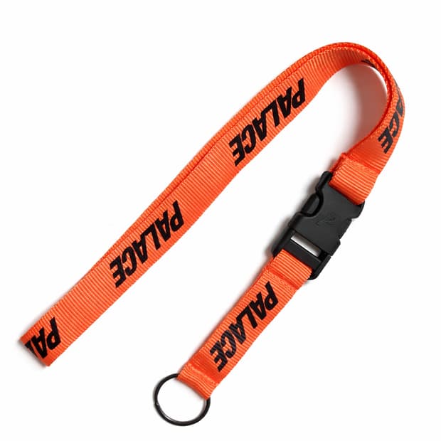 Palace P-clip Lanyard - Fluro Orange,렌야드